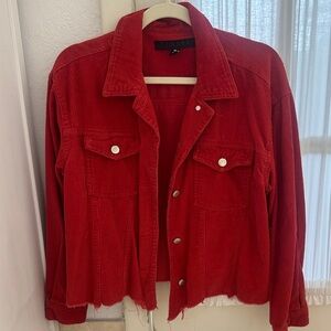 Red Corduroy Jacket medium